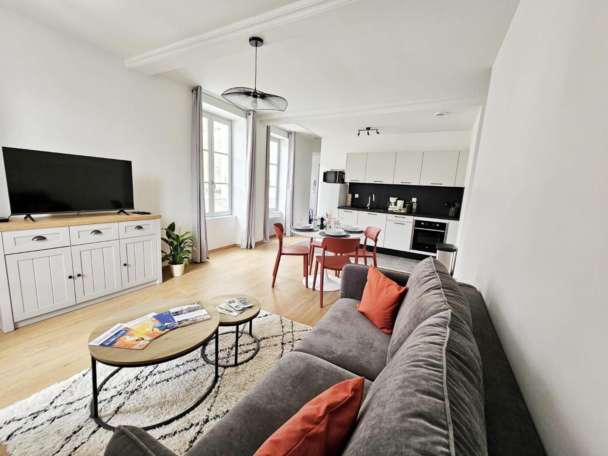 Apartamento Aux'Cerfs - A Deux Pas De L'Abbaye Auxerre Exterior foto